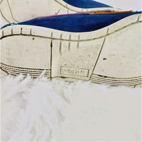 Vtg LLBean Leather Multi-Color Blucher Maine Made Moccasin Boat Loafer Mens 7M main image 7
